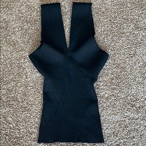 reiss milano cross front top